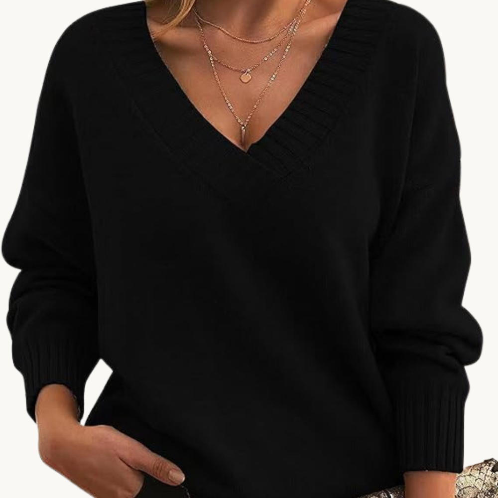 Drune | |Pullover mit V-Ausschnitt für Frauen