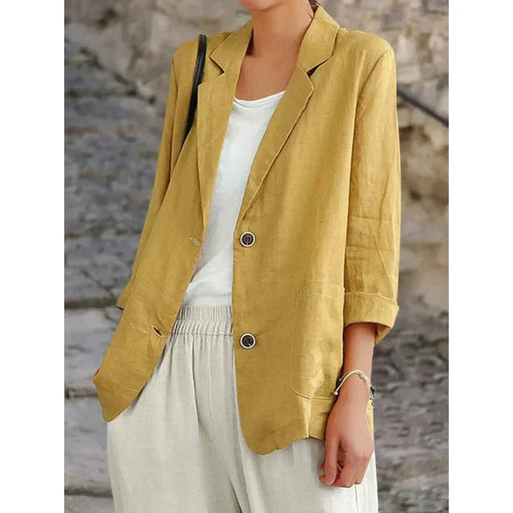 Drune | Blazer Aus Schickem und Stilvollem Leinen