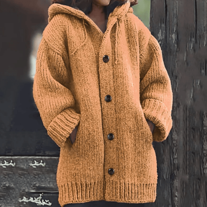 Drune | Warme Damen-Strickjacke