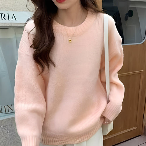 Drune | Damen Oversize-Pullover mit schlichtem Look
