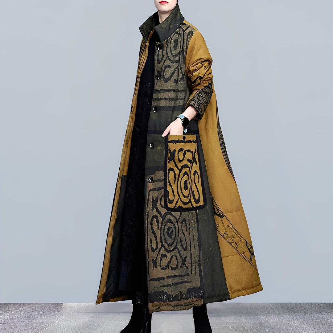 Drune | Lässige Parka-Jacke mit Stehkragen für Damen