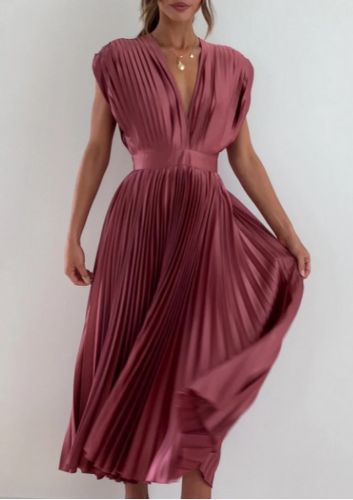 Drune | Elegantes Maxikleid Aus Leichtem Stoff
