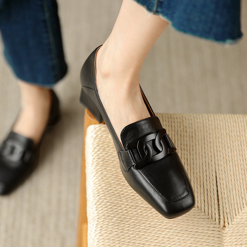 Drune | Bequeme Schuhe mit Mittlerem Absatz und Fußgewölbeunterstützung