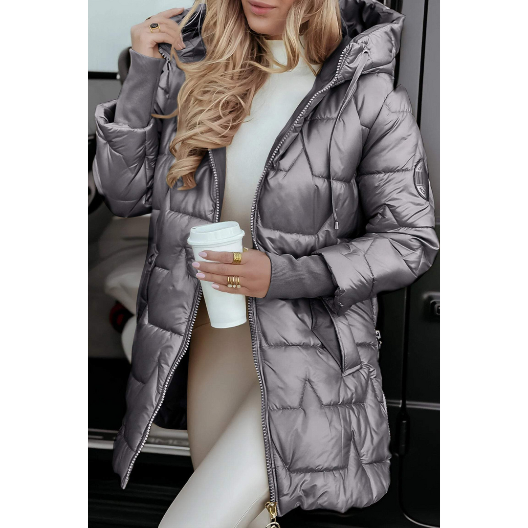 Drune | Pufferjacke Damen mit Kapuze