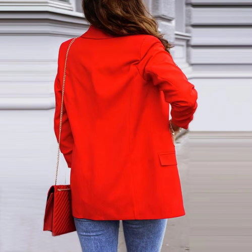 Drune | Stilvolle Damen Blazer mit Einzelknopfverschluss Ideal für Die Arbeit