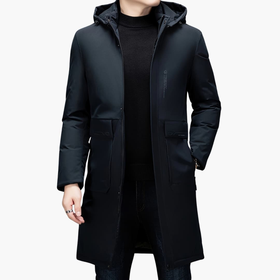 Drune | Stilvolle Winterjacke mit Kapuze für Männer
