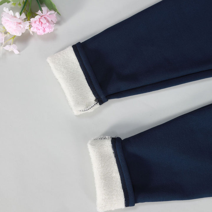 Drune | Liebliche Fleece Hohe Taille Wollleggings