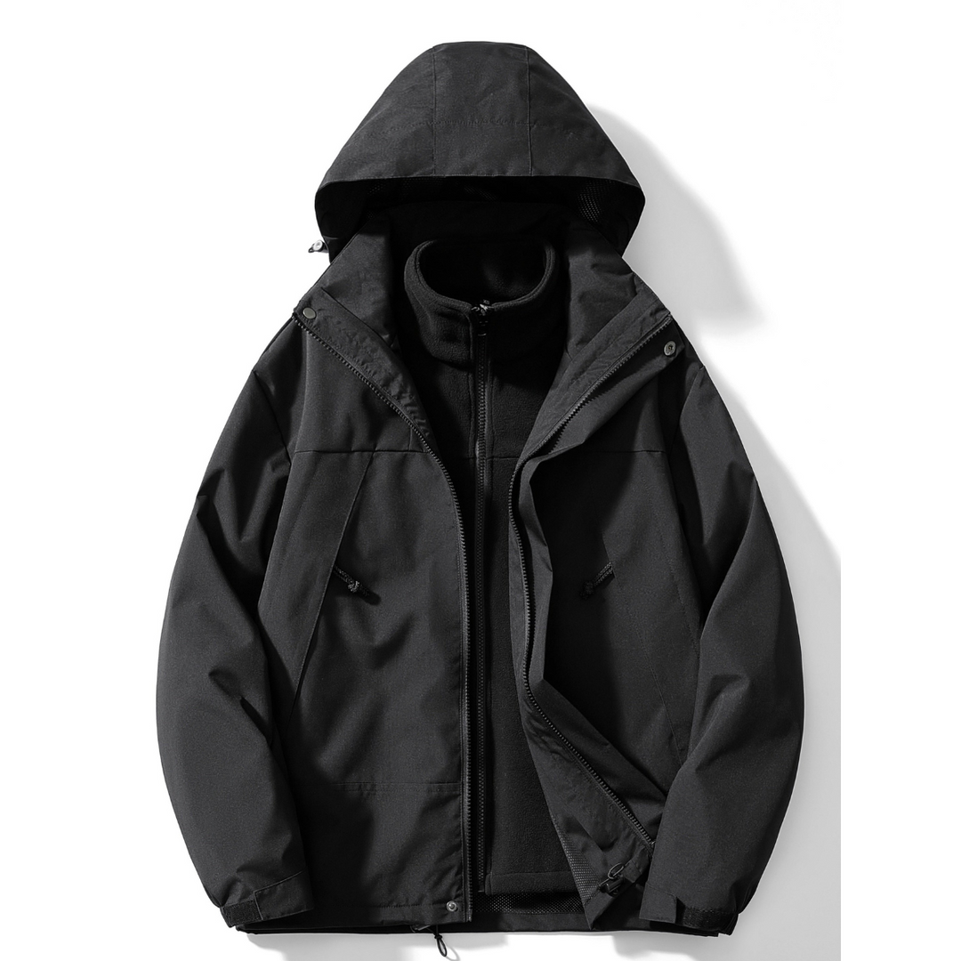 Drune | Winterjacke 3-in-1 - Fleece & Mit Kapuze