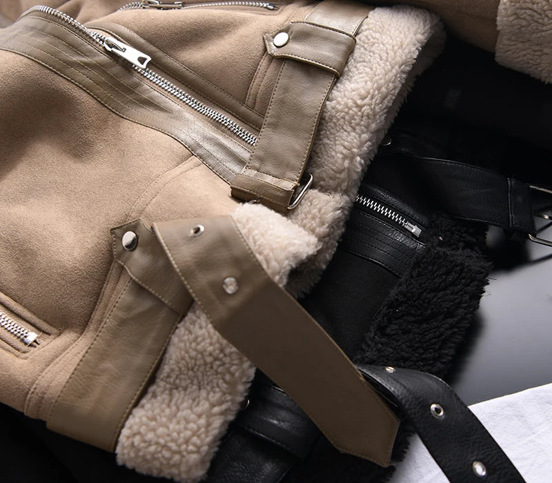 Drune | Wildleder Winterjacke - Warm & Stilvoll