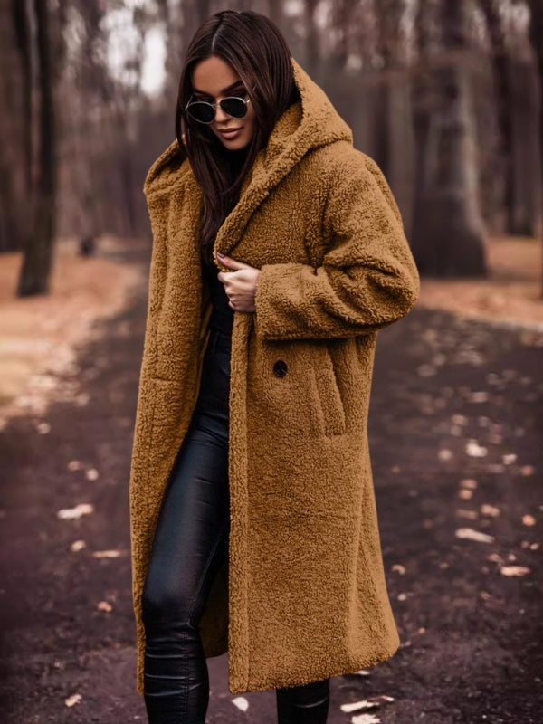Drune | Damen-Trenchcoat mit Gürtel und doppelt geknöpftem Verschluss