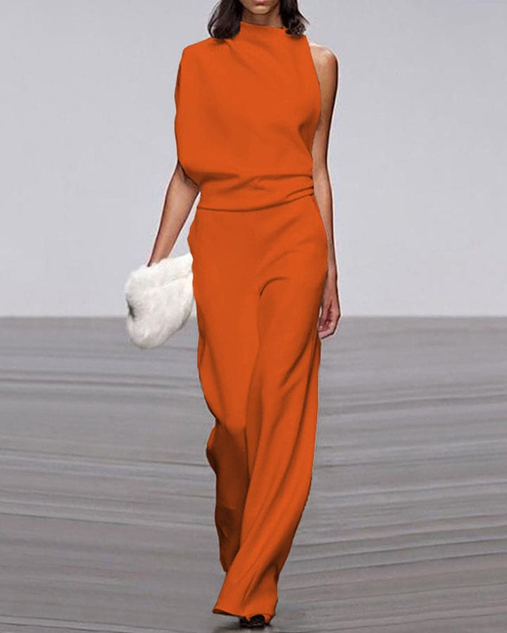 Drune | Premium Ein Schulter Jumpsuit