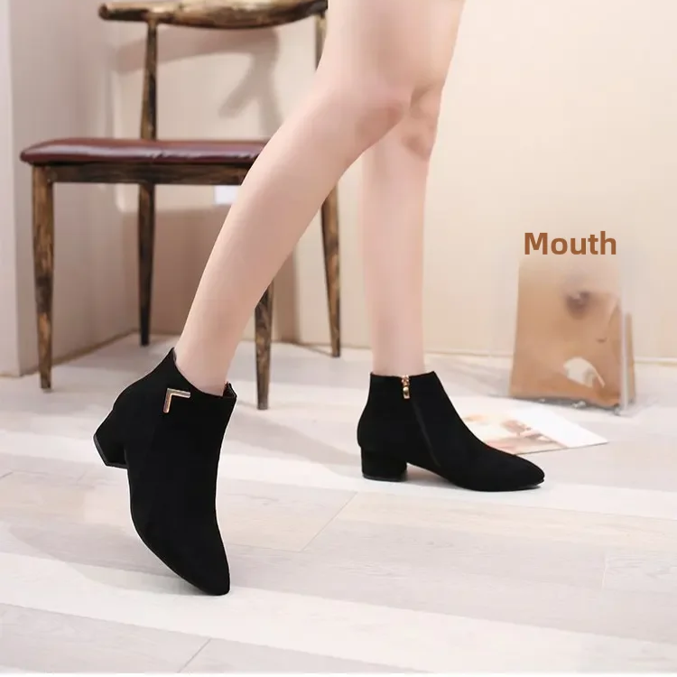 Drune | Stiefeletten Mit Spitzem Schuh Und Seitenreißverschluss Damen Stiefeletten
