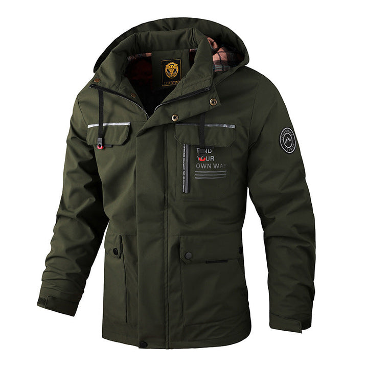 Drune | Moderne wasserdichte Cargo-Jacke für Männer