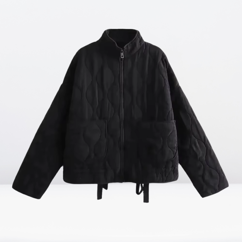Drune | Damen Steppjacke mit Kordelzug & Reißverschluss