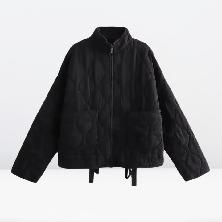 Drune | Damen Steppjacke mit Kordelzug & Reißverschluss