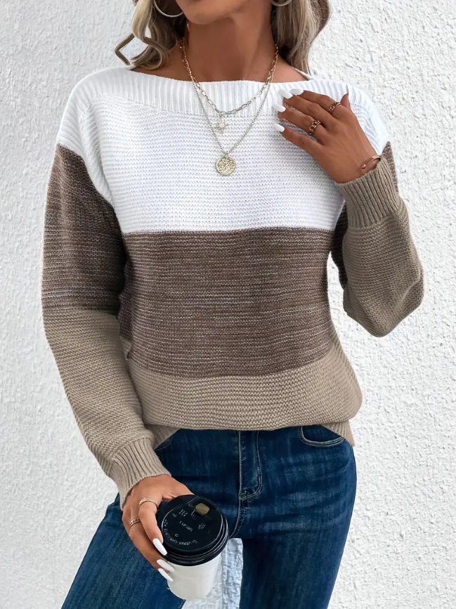 Drune | Eleganter Langarm Pullover mit Fallenden Schultern