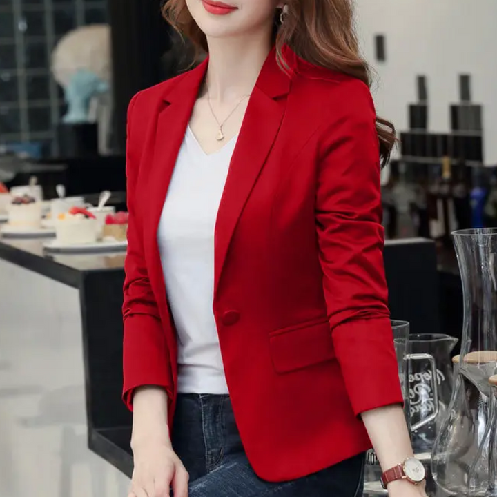 Drune | Eleganter Damenblazer mit Langen Ärmeln Ideal für Die Arbeit