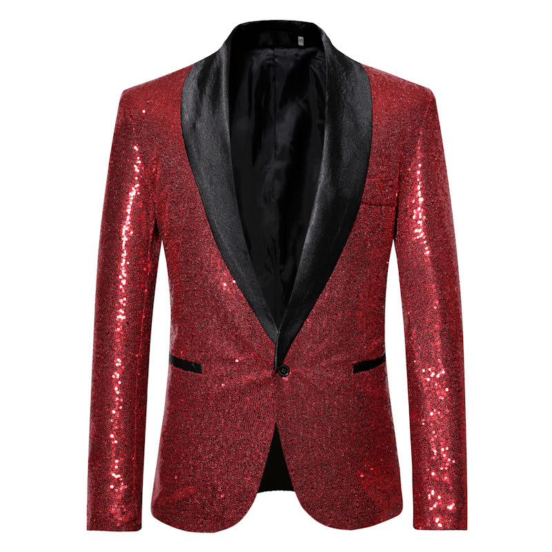Drune | Stilvoller Pailletten-Blazer für Herren