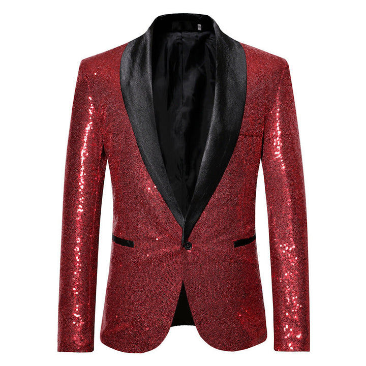 Drune | Stilvoller Pailletten-Blazer für Herren