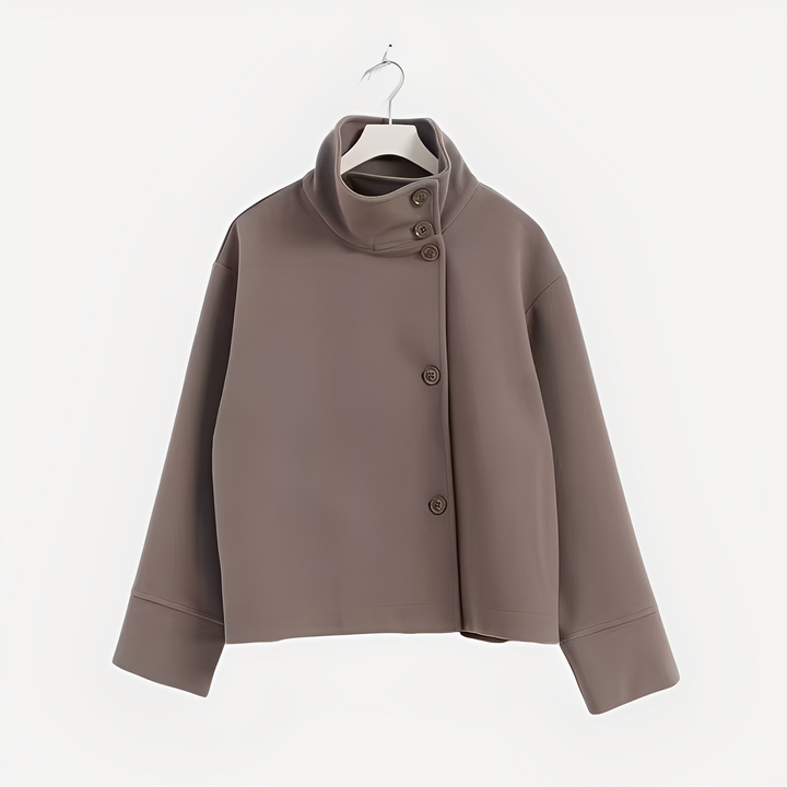 Drune | Schicke Damenwolljacke mit einem Knopf