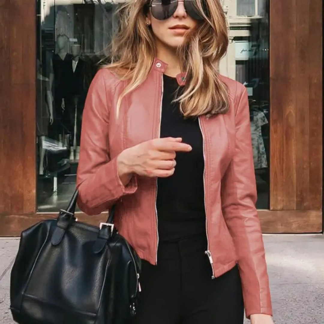 Drune - Damen Leder Motorradjacke