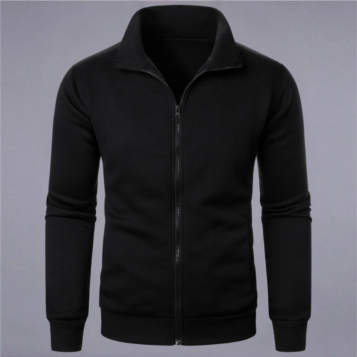Drune | Klassisches Sweatshirt mit Reißverschluss Baumwollmischung Komfort und Stil
