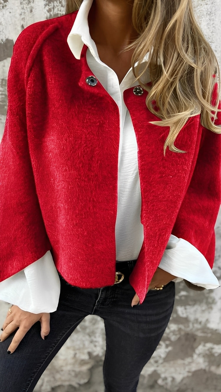 Drune | Bequeme, locker geschnittene Damenjacke aus Kaschmir
