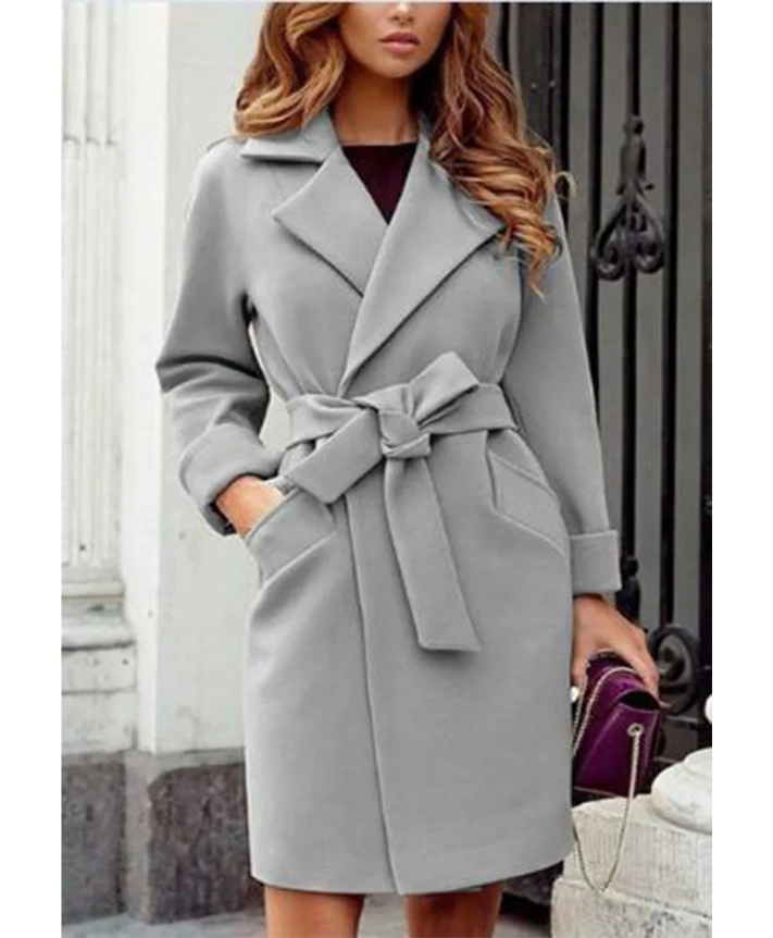Drune | Stylischer Trenchcoat mit Gürtel