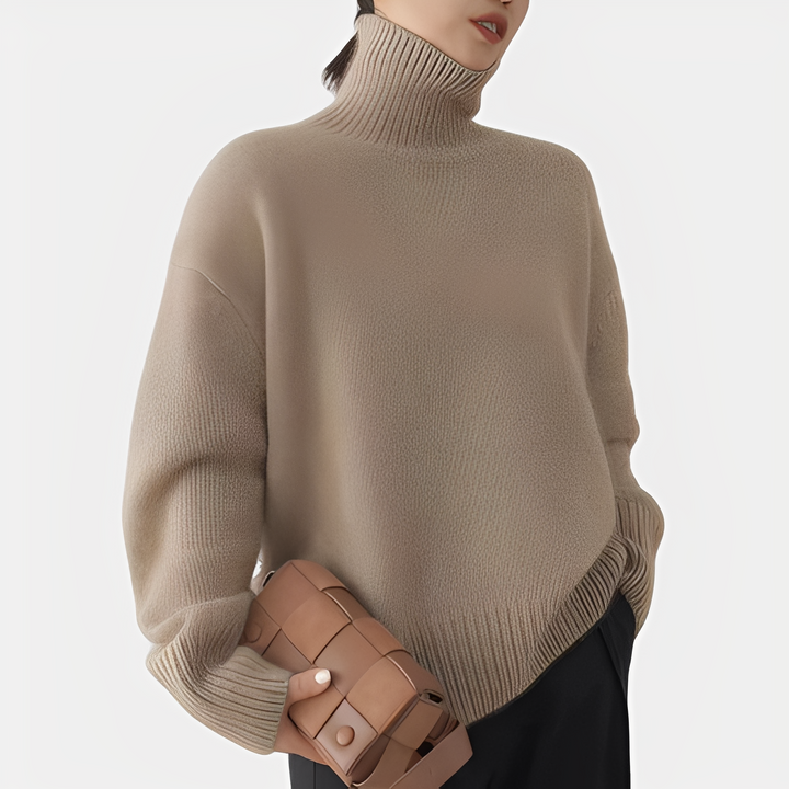 Drune | Eleganter und legerer Damen Rollkragenpullover