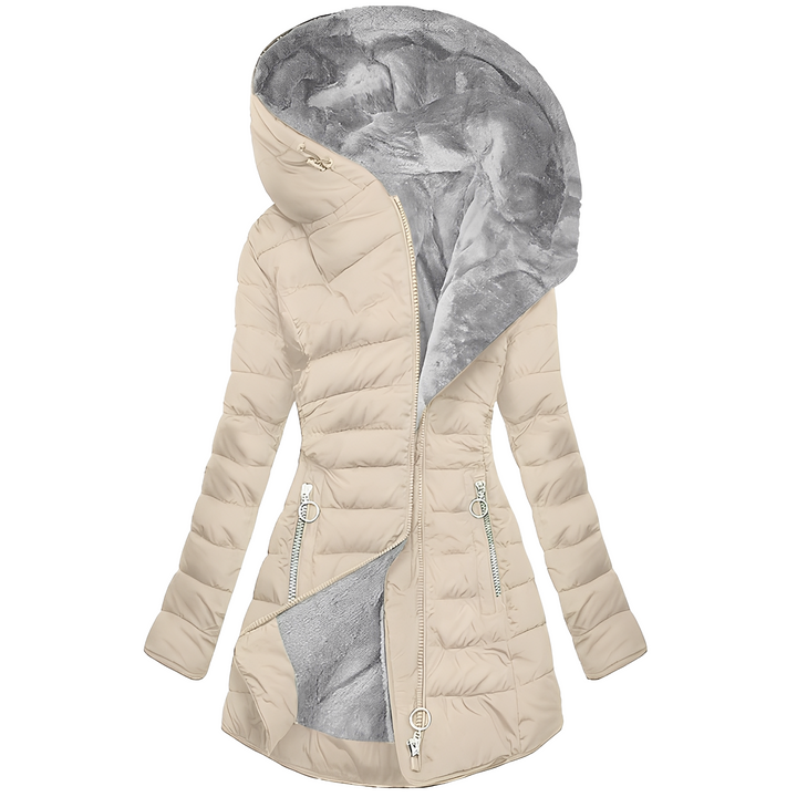 Drune | Moderne Damen-Winterjacke mit Kapuze