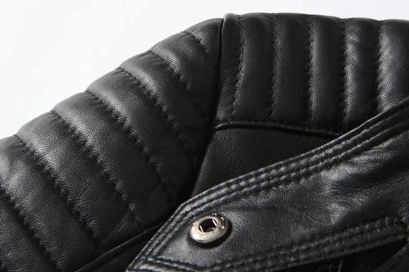 Drune | Kurze Bikerjacke Aus Pu-Leder Für Damen