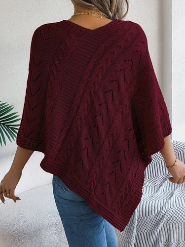 Drune | Strickpullover Poncho