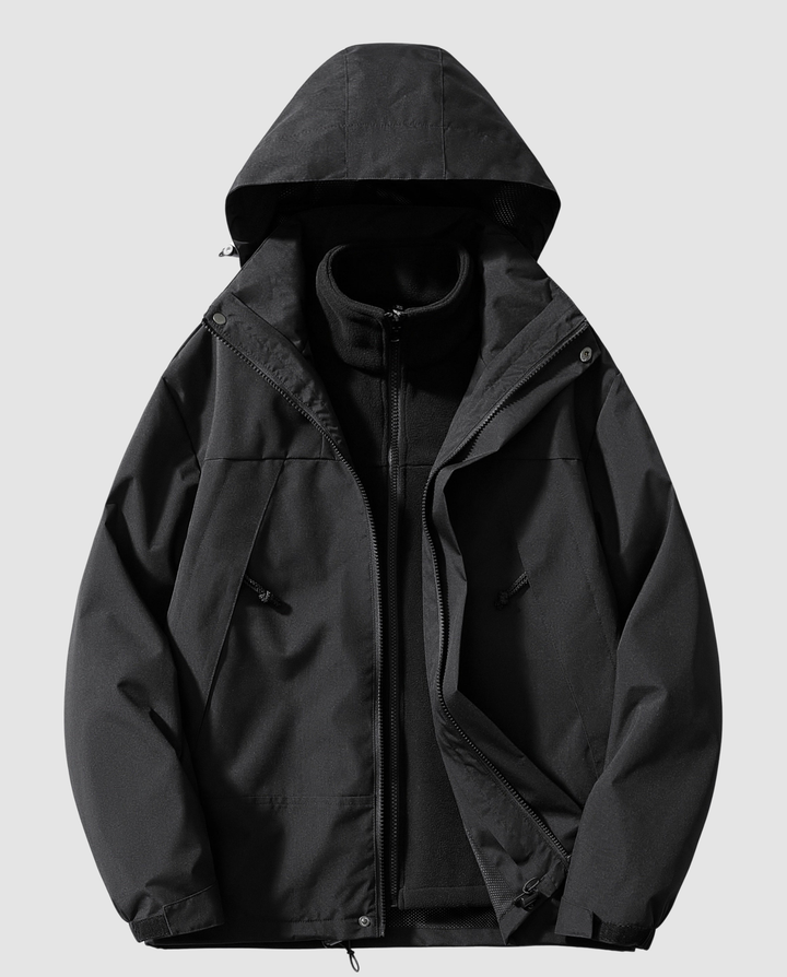 Warme Damen Winterjacke Fleece | Drune