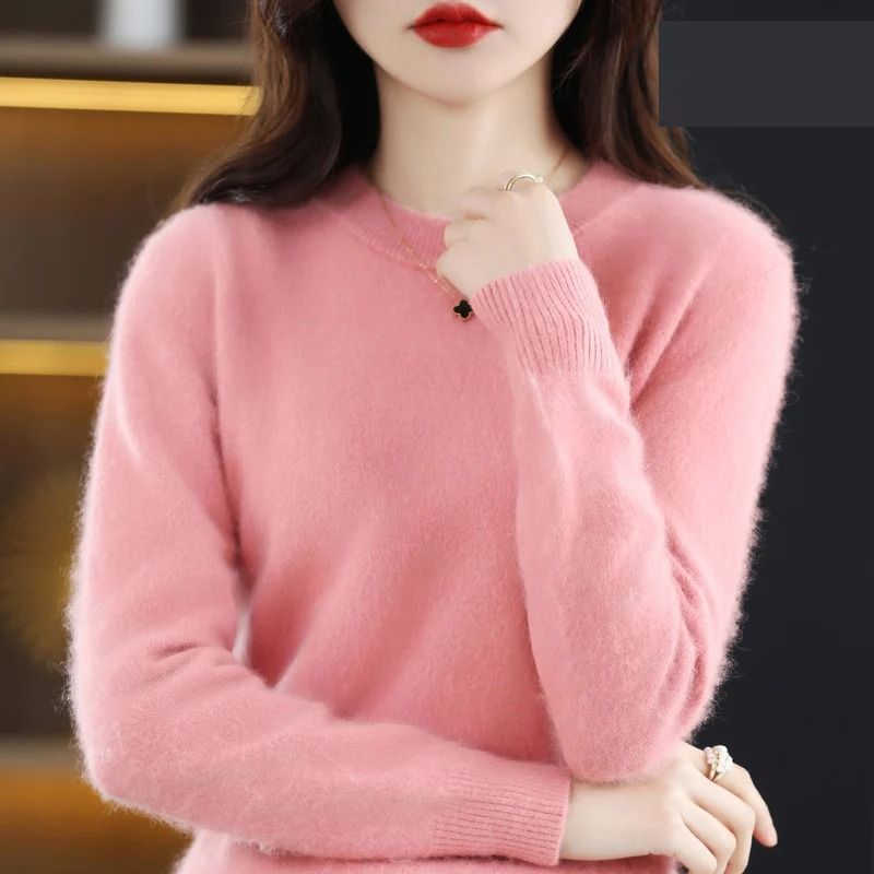 Drune | Kaschmir Pullover Damen Luxuriöser Rundhalsausschnitt, Weich & Modisch