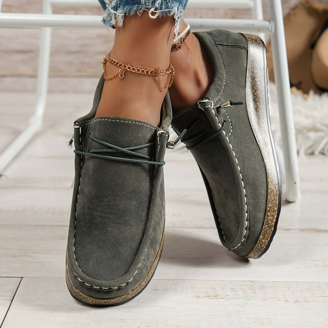 Drune | Schlichte und Lässige Niedrige Damenschuhe