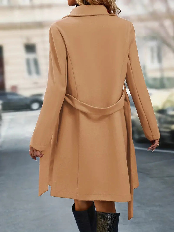 Drune | Trenchcoat für Frauen mit Doppelter Knopfreihe, Perfekt für Den Herbst