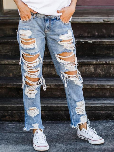 Drune | Denim Hole Lose Jeans