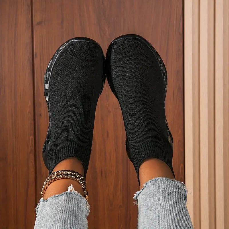Drune | Hohe Sneakers Dehnbare Atmungsaktive Obermaterial Leichtgewicht Stoßdämpfende Sohle Slip-On