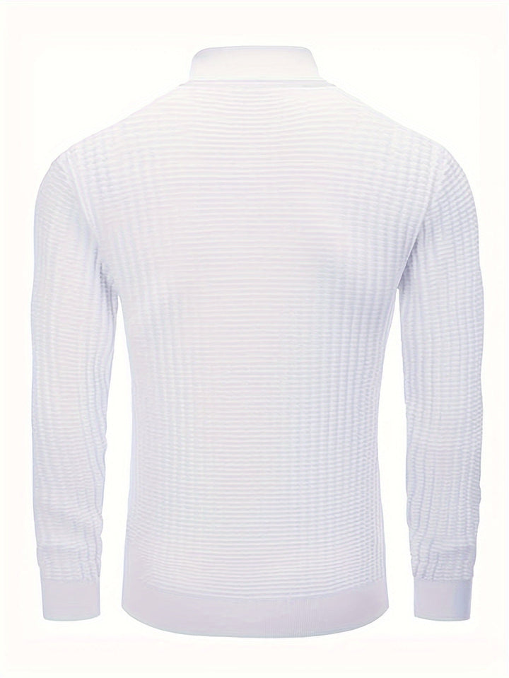 Drune | Rollkragenpullover Waffelstrick Polyester-mix