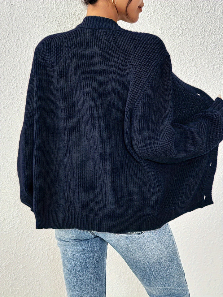 Drune | warmer Strickwaren-Woll-Sweater-Cardigan für Damen - Ideal für jede Jahreszeit