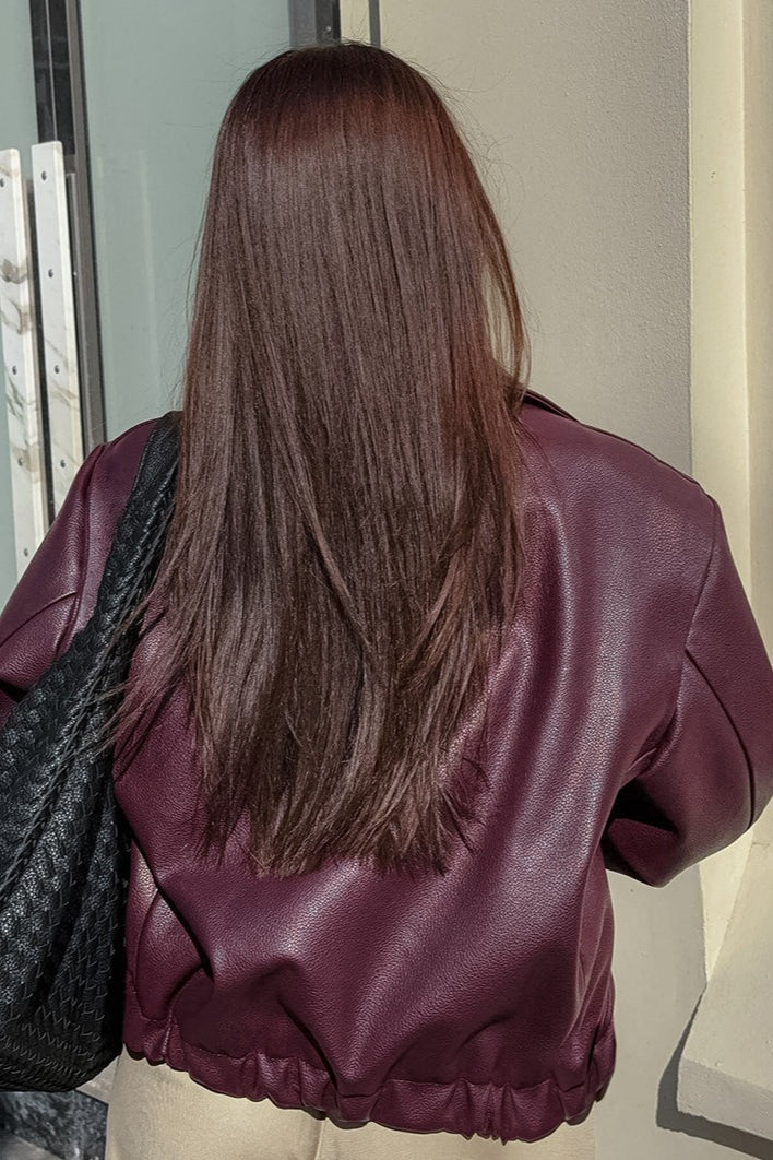 Drune | Matte PU Motorradjacke