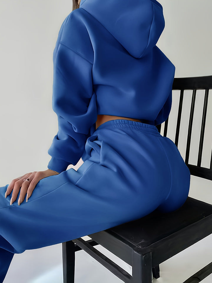 Drune | Oslo Damen Set – Zweiteiliges Set aus Kapuzenpullover und Sweatpants für lässigen Stil und maximalen Komfort.