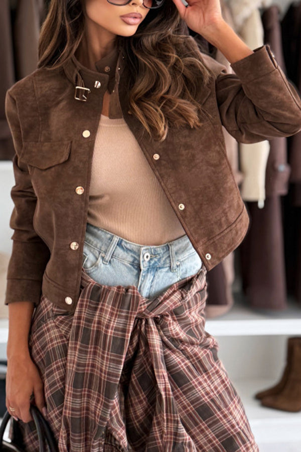 Drune | Stylish long-sleeved casual jacket with buttons