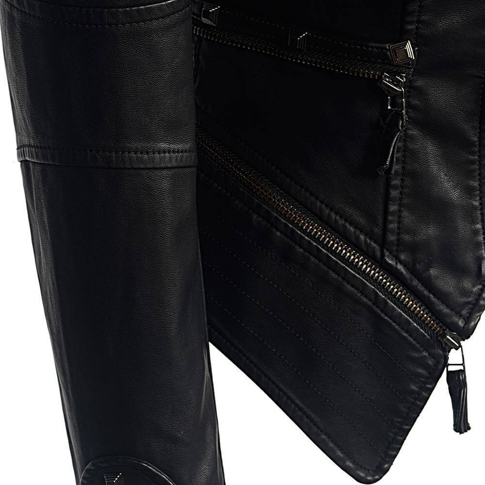 Drune | Damen Gothic Kunstlederjacke