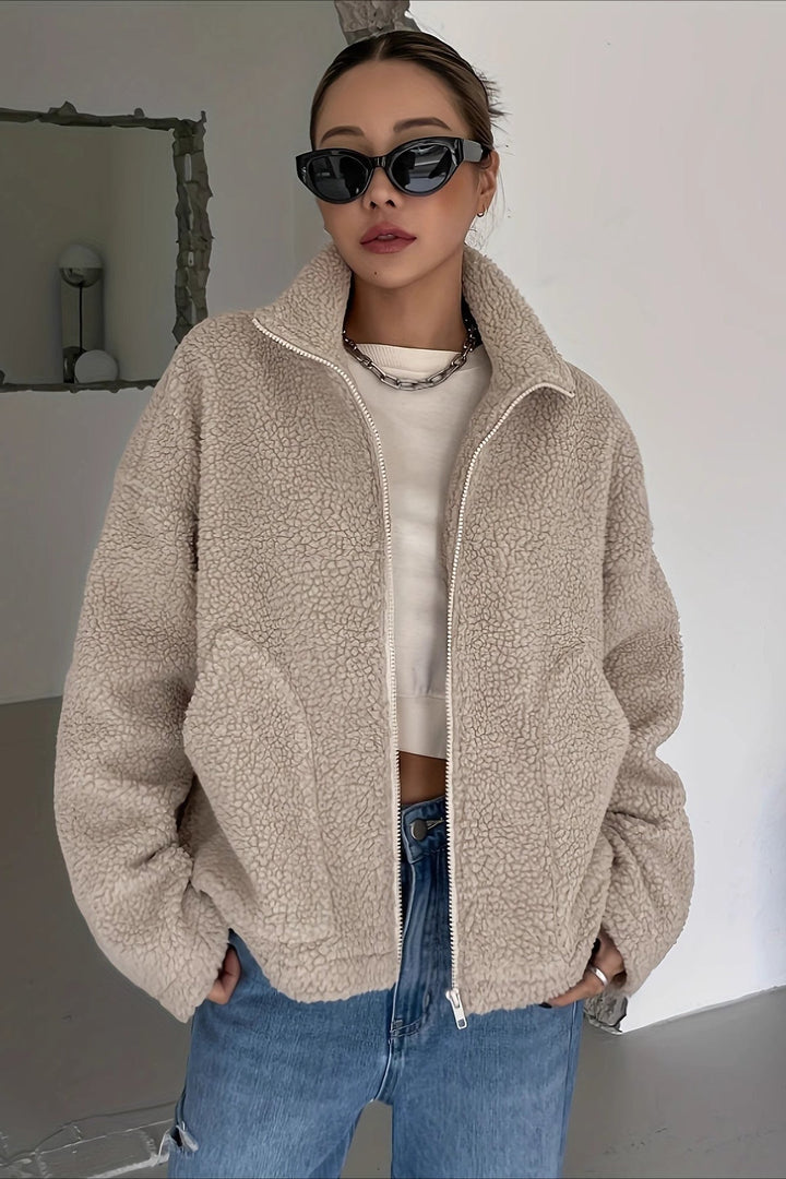 Drune | Hoher Kragen Fleece-Jacke