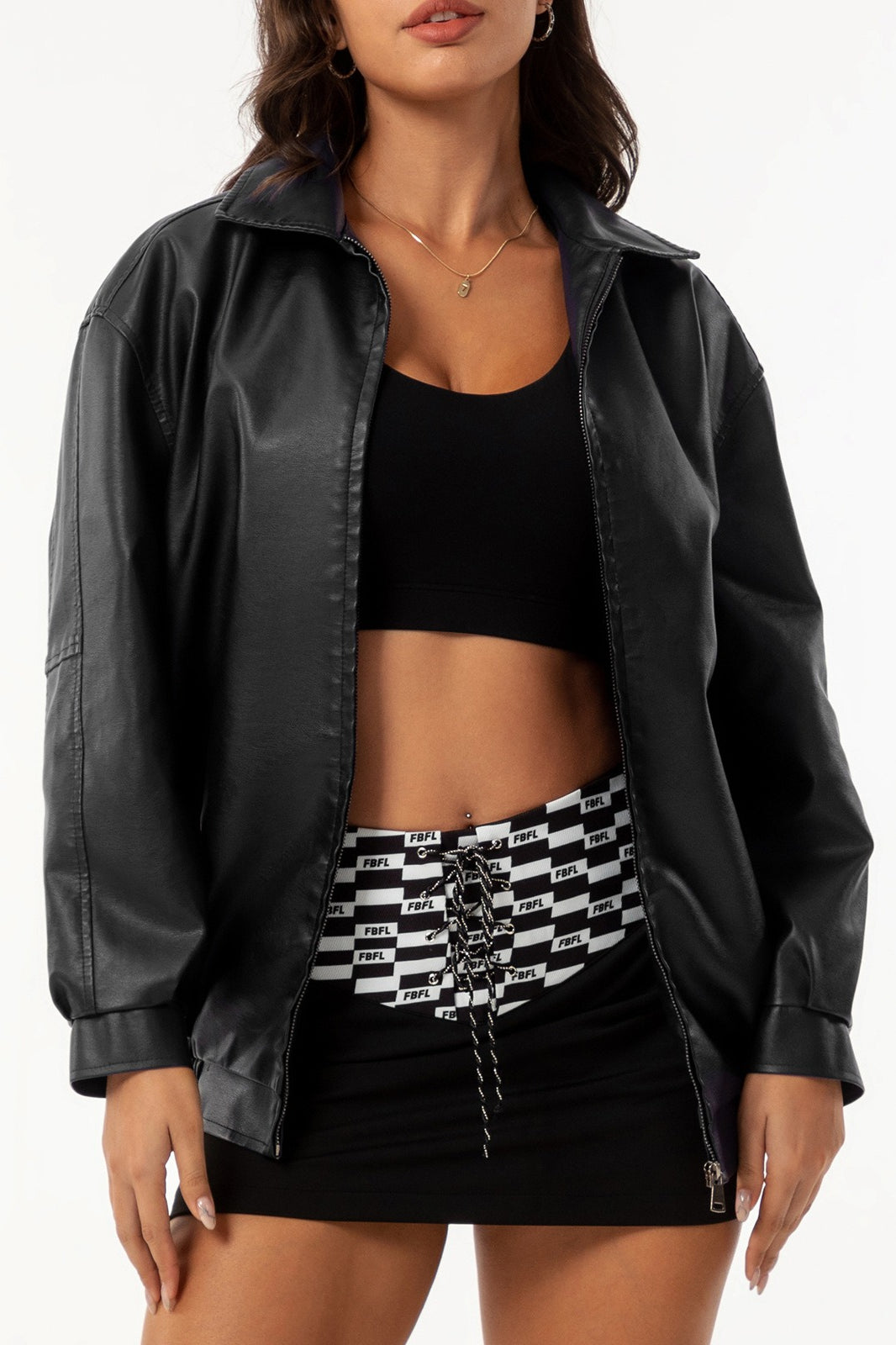 Drune | Reverslederjacke
