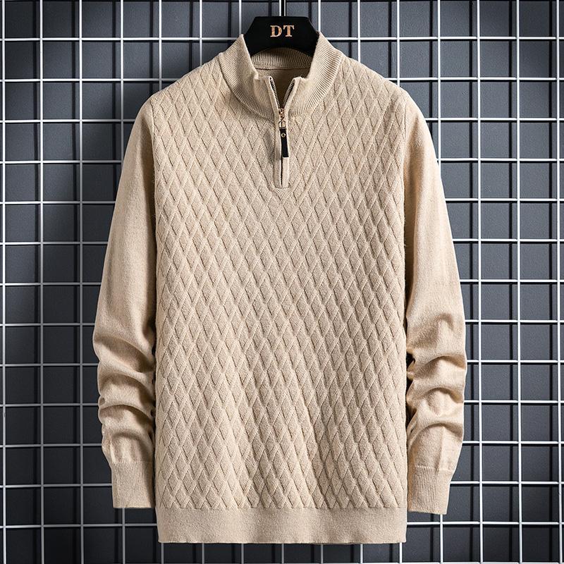 Drune | Stilischer Herren-Reißverschluss-Pullover