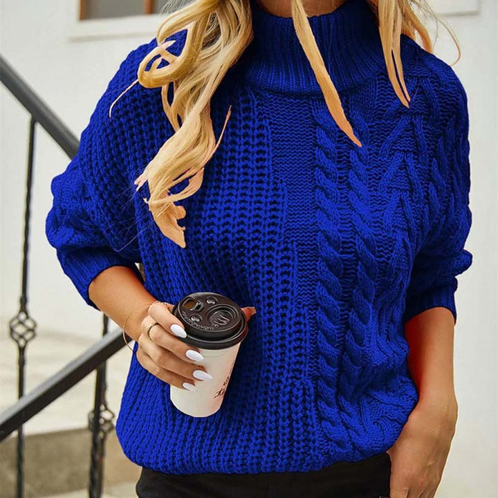 Drune | Zopfmuster Strickpullover im Klassischen Design