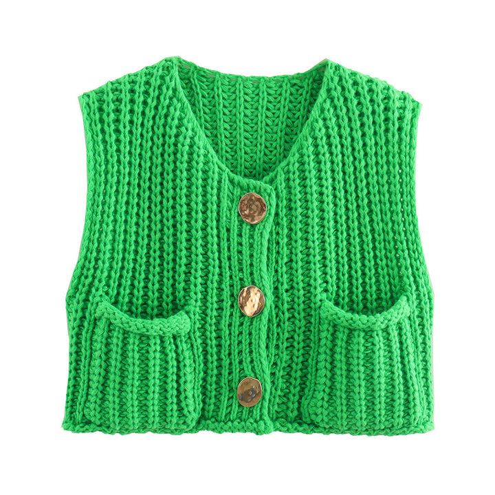 Drune | Ärmellose Gestrickte Weste