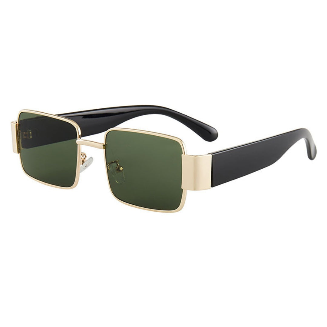 Drune | Quadratische dünne Sonnenbrille mit großem Rahmen